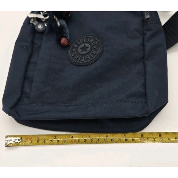 KIPLING Klynn Sling Backpack True Blue Tonal Monkey-Matt MSRP $109 NWT Gorpcore main image 8